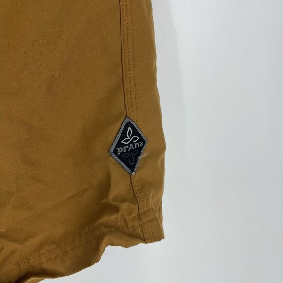 Prana Shorts Size Large Mens Retro Olive Mojo Casual Water Hybrid UPF 50 Pockets - Picture 3 of 8